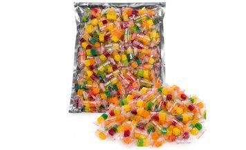 Льодяники Cube Candy асорті фруктових смаків 1 кг  1109679465165352 фото
