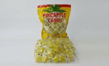 Льодяники Pineapple Candy зі смаком ананаса 1 кг 1109679499888 фото