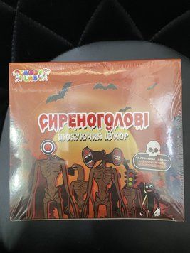 Шокуючий цукор СИРЕНОГОЛОВІ+КОЛЕКЦІЙНА ІГРАШКА 1823104247 фото
