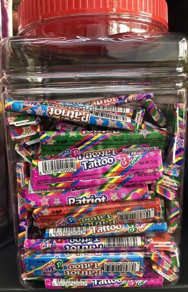 PATRIOT TATTOO BUBBLE GUM 1693848814 фото